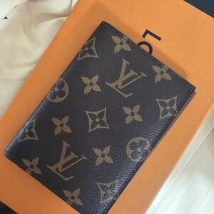 Louis Vuitton Brown and Tan Monogram Card Holder